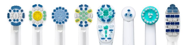 shapes and compositions of the bristles